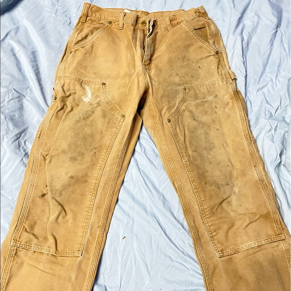 Vintage Carhart double knee dungarees
